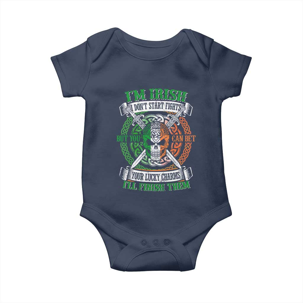 Irish Pride Baby Onesie You Can Bet Your Lucky Charms I'll Finish Them