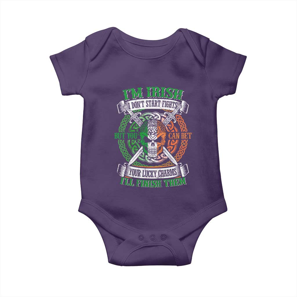 Irish Pride Baby Onesie You Can Bet Your Lucky Charms I'll Finish Them