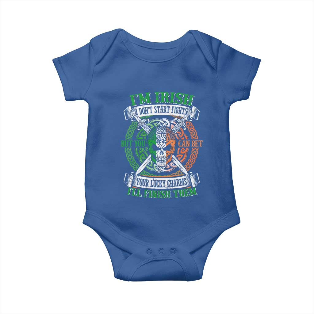 Irish Pride Baby Onesie You Can Bet Your Lucky Charms I'll Finish Them