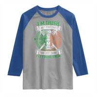 Irish Pride Raglan Shirt You Can Bet Your Lucky Charms I'll Finish Them