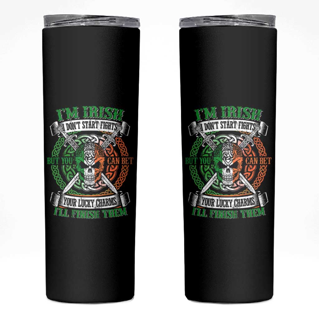 Irish Pride Skinny Tumbler You Can Bet Your Lucky Charms I'll Finish Them