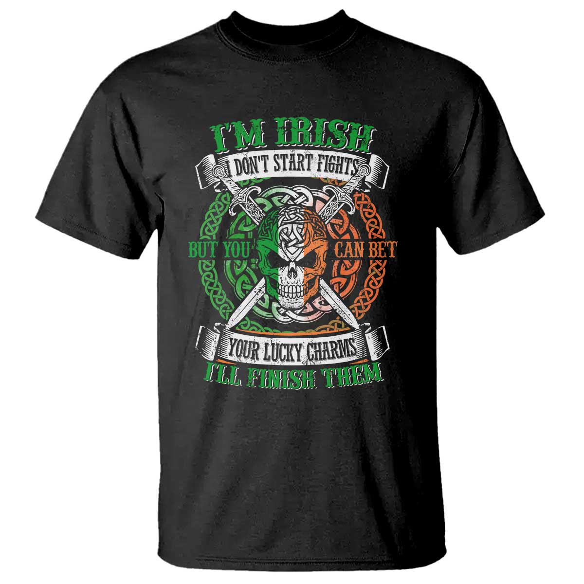 Irish Pride T Shirt You Can Bet Your Lucky Charms I'll Finish Them