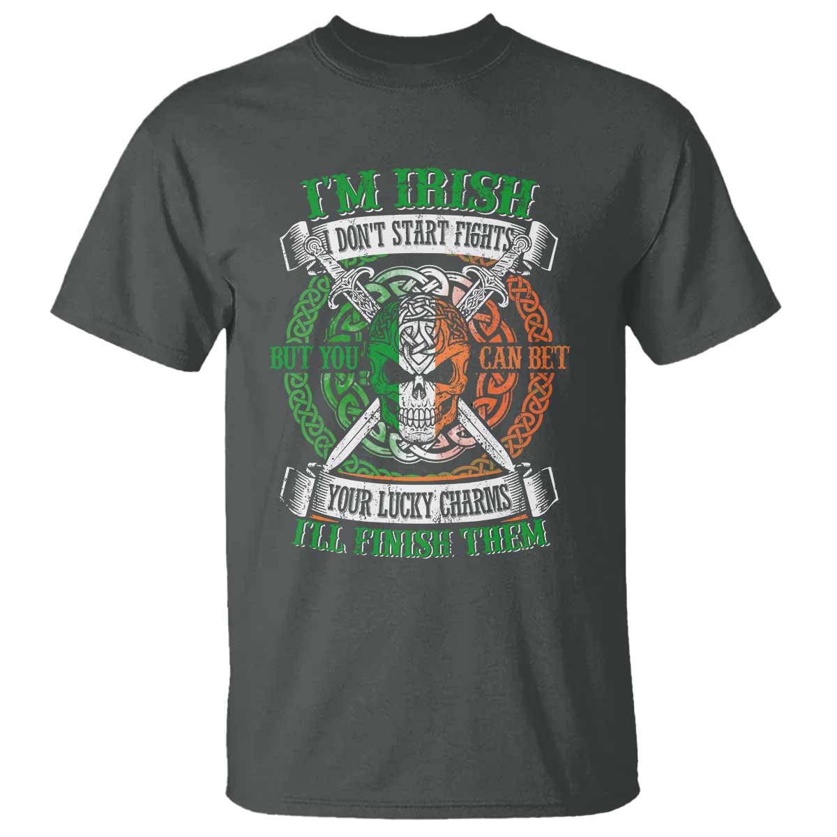 Irish Pride T Shirt You Can Bet Your Lucky Charms I'll Finish Them