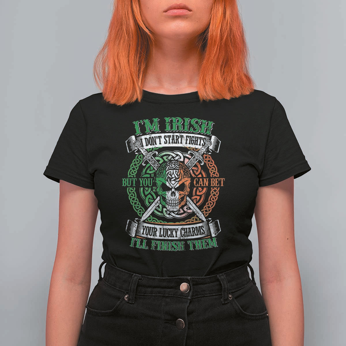 Irish Pride T Shirt For Women You Can Bet Your Lucky Charms I'll Finish Them