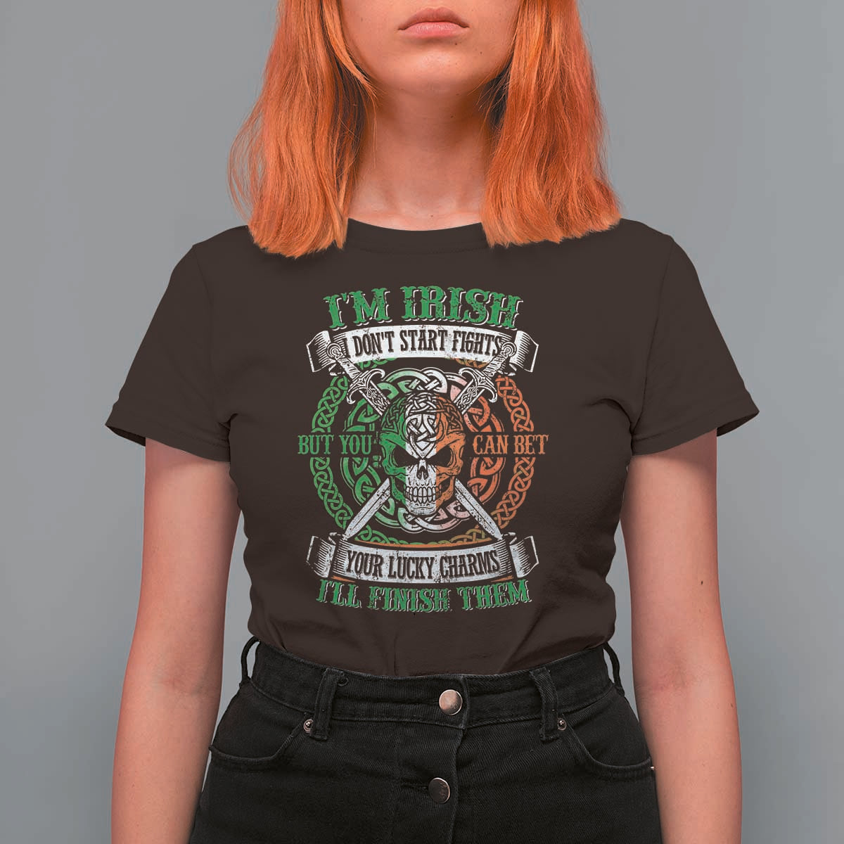 Irish Pride T Shirt For Women You Can Bet Your Lucky Charms I'll Finish Them