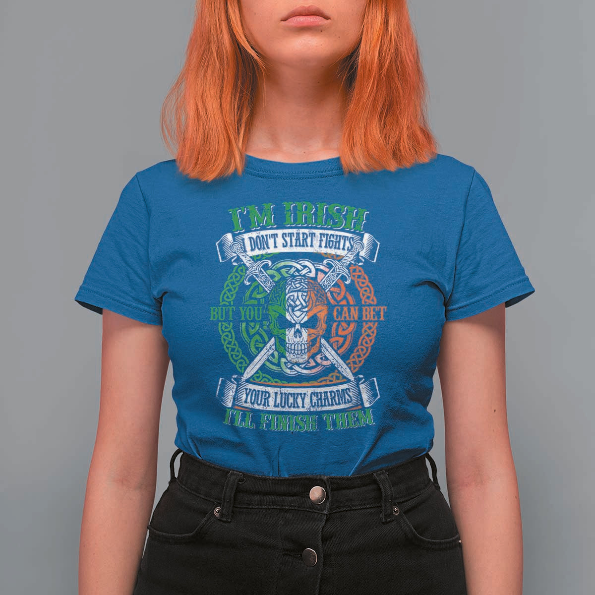 Irish Pride T Shirt For Women You Can Bet Your Lucky Charms I'll Finish Them