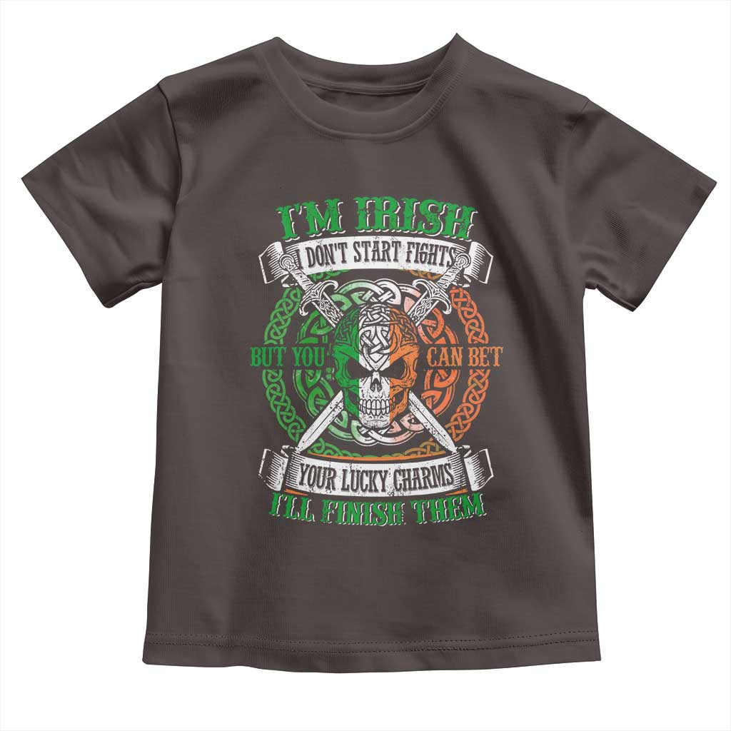 Irish Pride Toddler T Shirt You Can Bet Your Lucky Charms I'll Finish Them