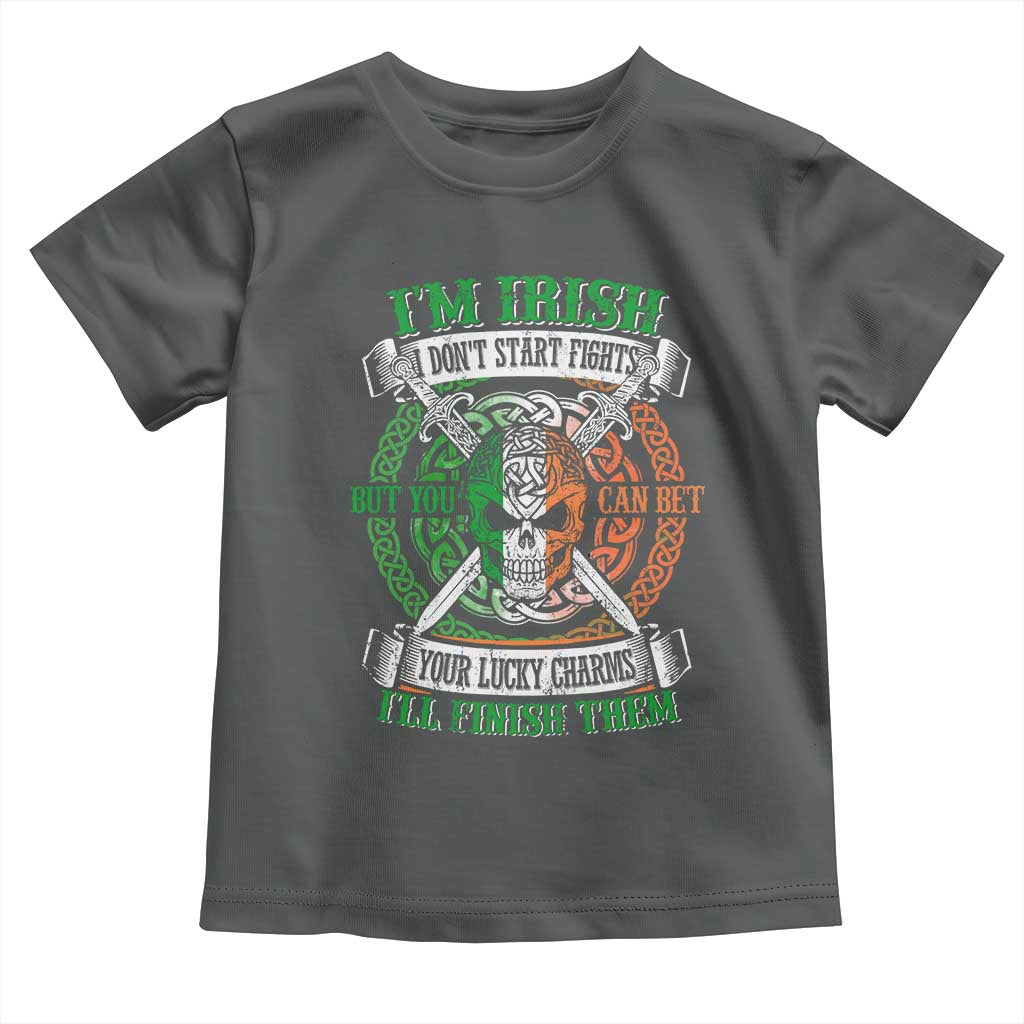 Irish Pride Toddler T Shirt You Can Bet Your Lucky Charms I'll Finish Them