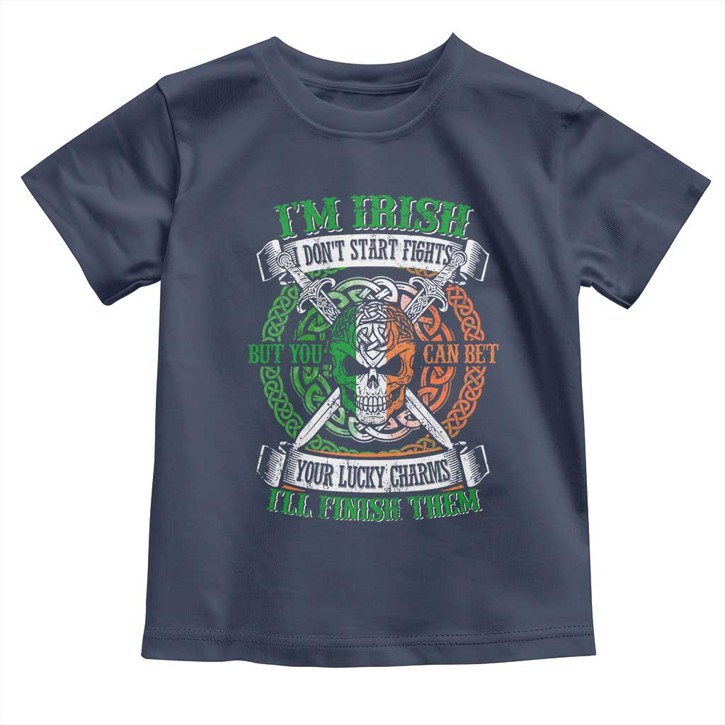 Irish Pride Toddler T Shirt You Can Bet Your Lucky Charms I'll Finish Them