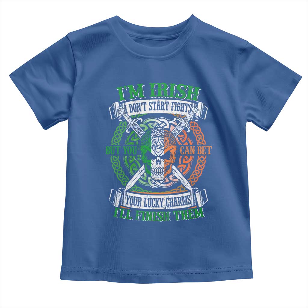 Irish Pride Toddler T Shirt You Can Bet Your Lucky Charms I'll Finish Them