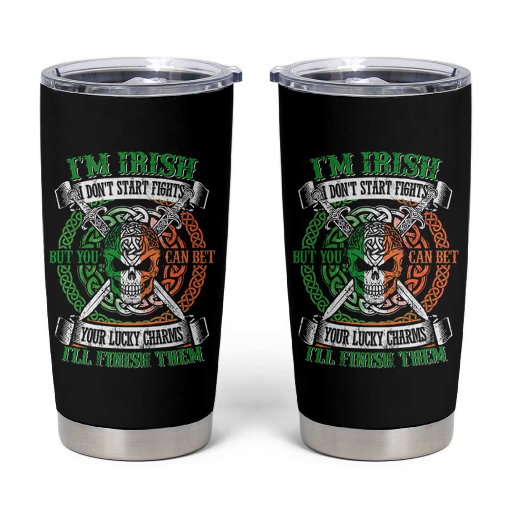 Irish Pride Tumbler Cup You Can Bet Your Lucky Charms I'll Finish Them