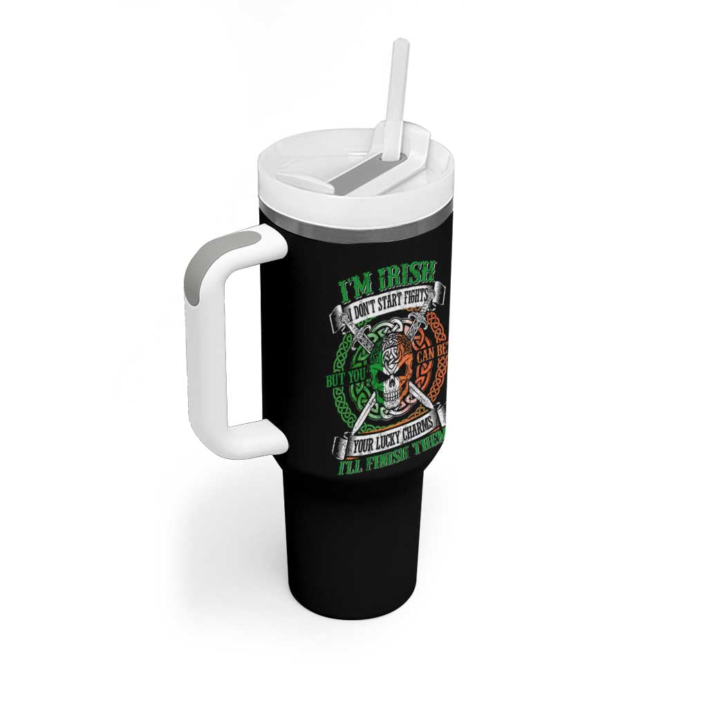 Irish Pride Tumbler With Handle You Can Bet Your Lucky Charms I'll Finish Them