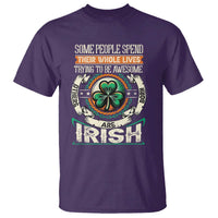 Irish Pride T Shirt Some People Spend Their Whole Lives Trying To Be Awesome Others Are Born Irish TS09