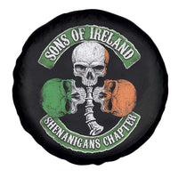 Irish Pride Spare Tire Cover Sons Of Ireland Shenanigans Chapter Skull Shamrock