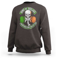 Irish Pride Sweatshirt Sons Of Ireland Shenanigans Chapter Skull Shamrock