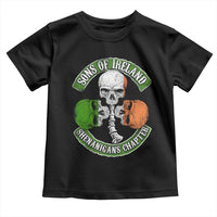 Irish Pride Toddler T Shirt Sons Of Ireland Shenanigans Chapter Skull Shamrock