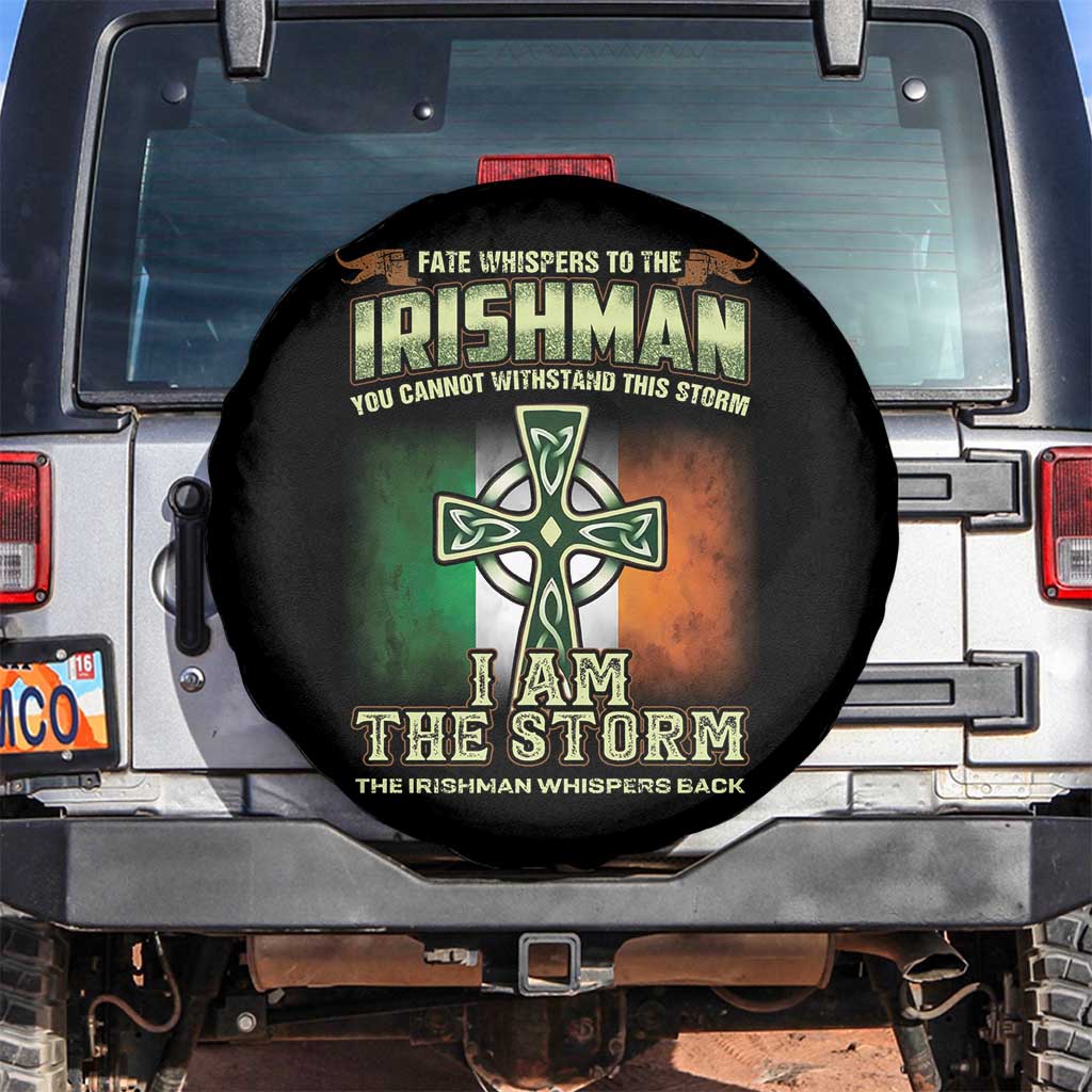 Irish Pride Spare Tire Cover Irish Warrior I Am The Storm The Irishman Whispers Back