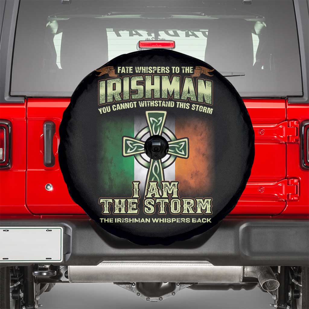 Irish Pride Spare Tire Cover Irish Warrior I Am The Storm The Irishman Whispers Back