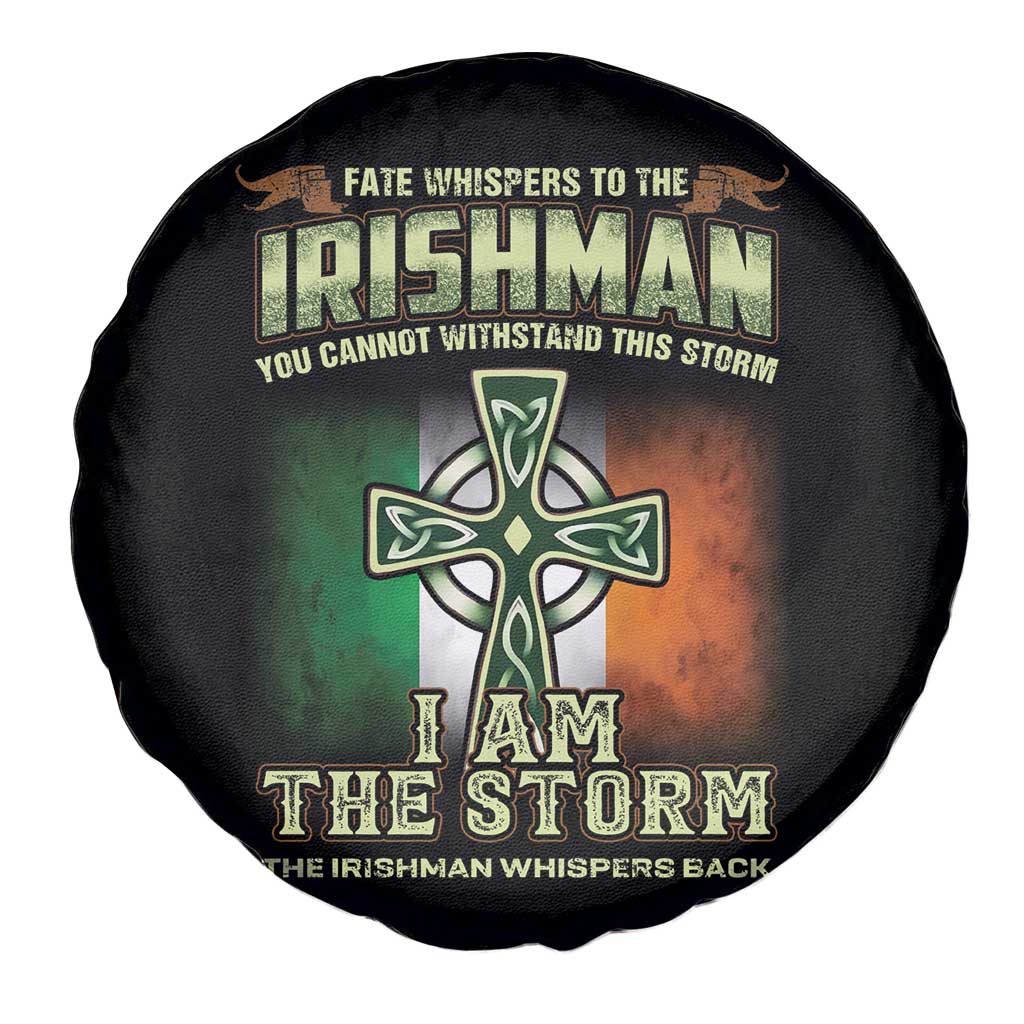 Irish Pride Spare Tire Cover Irish Warrior I Am The Storm The Irishman Whispers Back