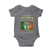 Irish Pride Baby Onesie Irish Warrior I Am The Storm The Irishman Whispers Back