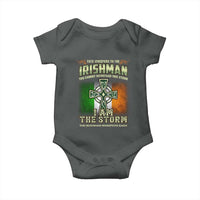 Irish Pride Baby Onesie Irish Warrior I Am The Storm The Irishman Whispers Back