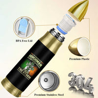 Irish Pride Bullet Tumbler Irish Warrior I Am The Storm The Irishman Whispers Back