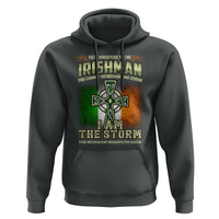 Irish Pride Hoodie Irish Warrior I Am The Storm The Irishman Whispers Back