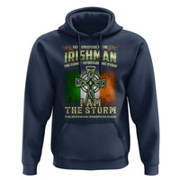 Irish Pride Hoodie Irish Warrior I Am The Storm The Irishman Whispers Back