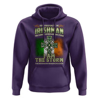 Irish Pride Hoodie Irish Warrior I Am The Storm The Irishman Whispers Back