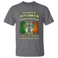 Irish Pride T Shirt Irish Warrior I Am The Storm The Irishman Whispers Back