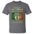 Irish Pride T Shirt Irish Warrior I Am The Storm The Irishman Whispers Back