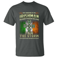 Irish Pride T Shirt Irish Warrior I Am The Storm The Irishman Whispers Back