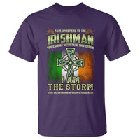 Irish Pride T Shirt Irish Warrior I Am The Storm The Irishman Whispers Back