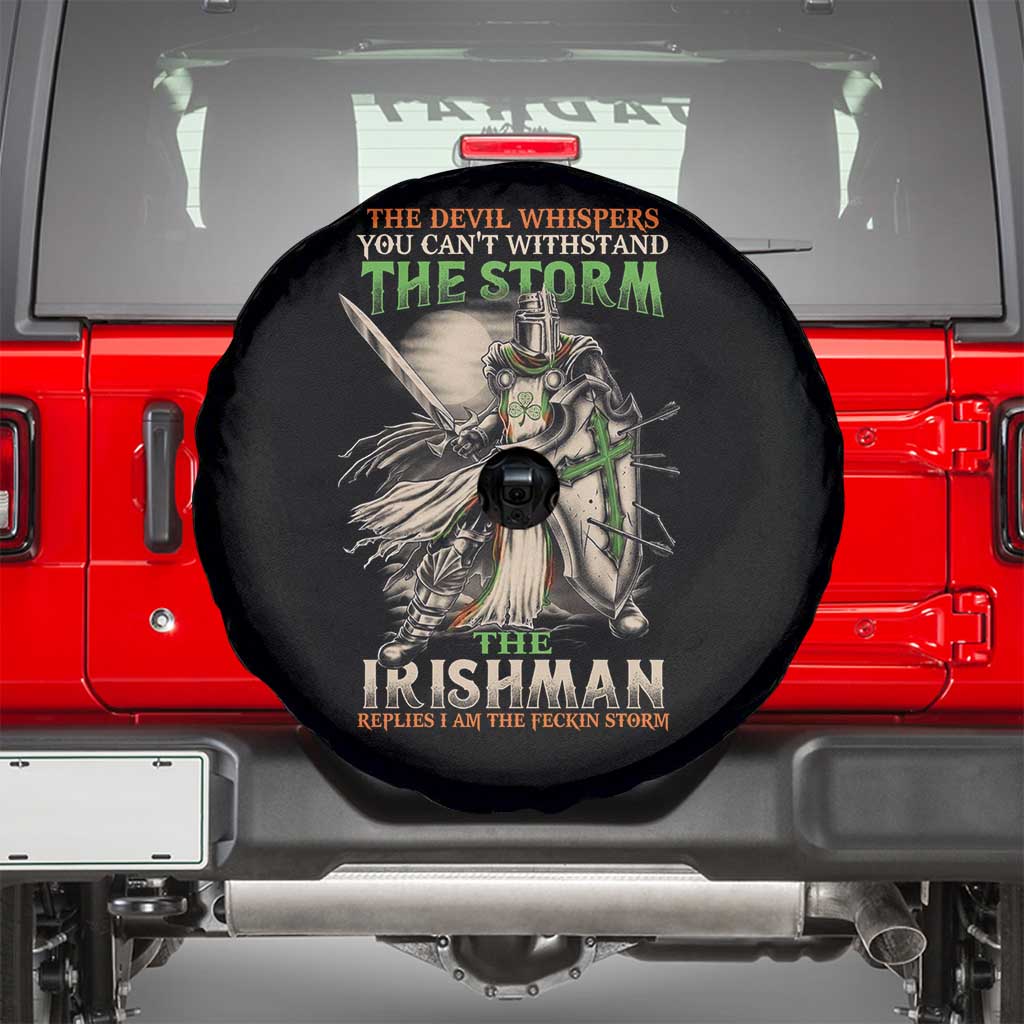 Irish Pride Spare Tire Cover Irish Warrior I Am The Feckin Storm