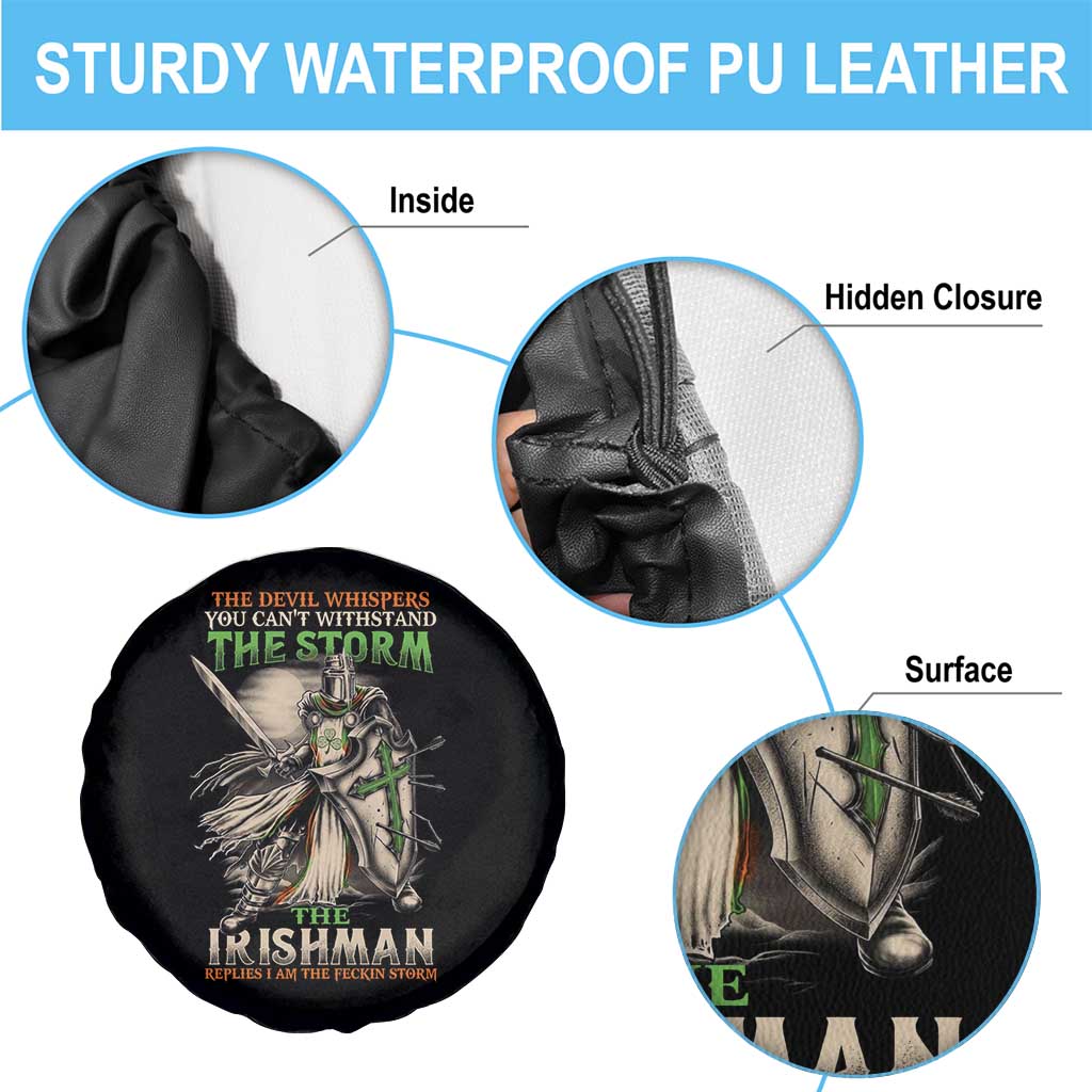 Irish Pride Spare Tire Cover Irish Warrior I Am The Feckin Storm