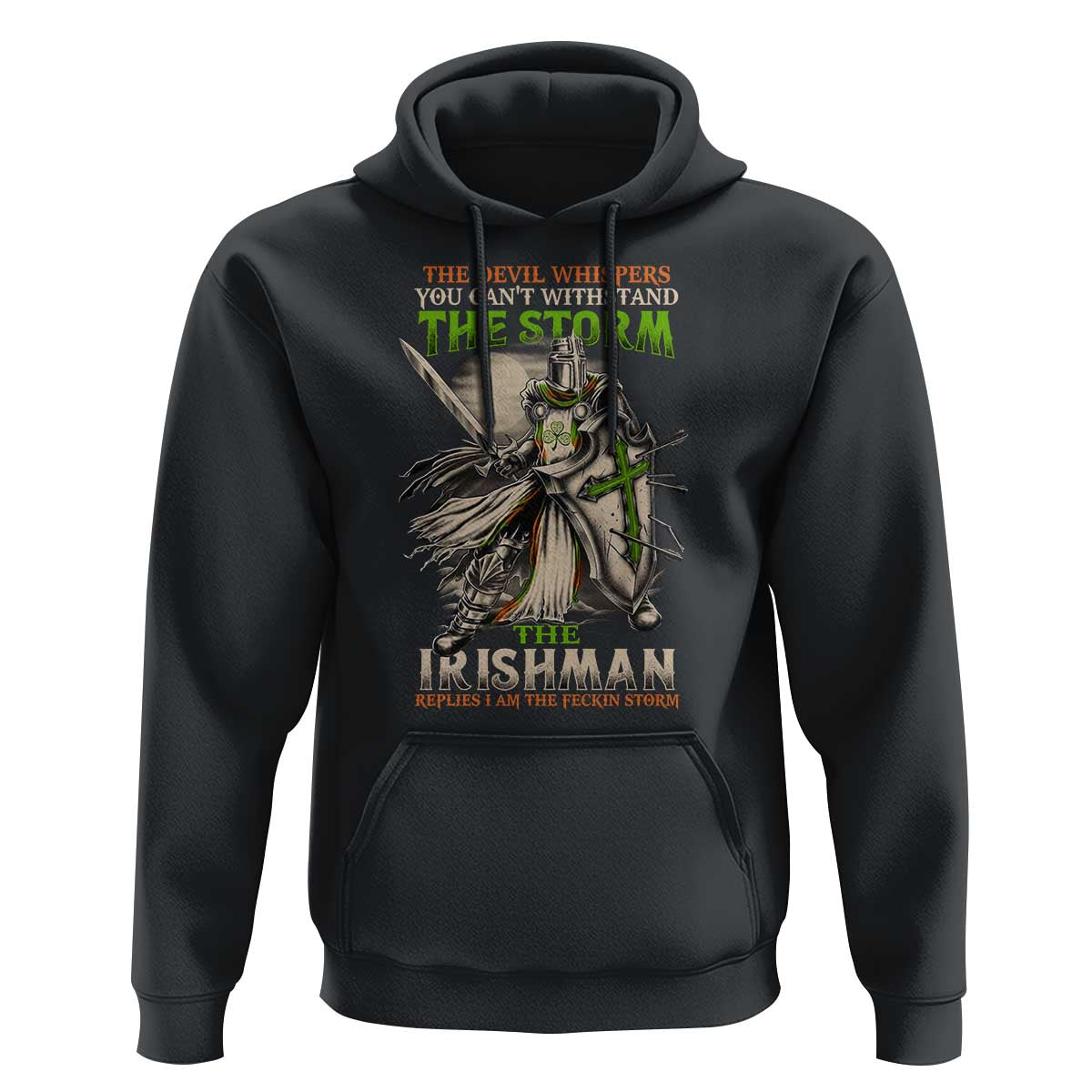 Irish Pride Hoodie Irish Warrior I Am The Feckin Storm