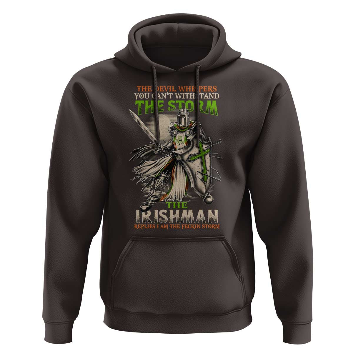 Irish Pride Hoodie Irish Warrior I Am The Feckin Storm