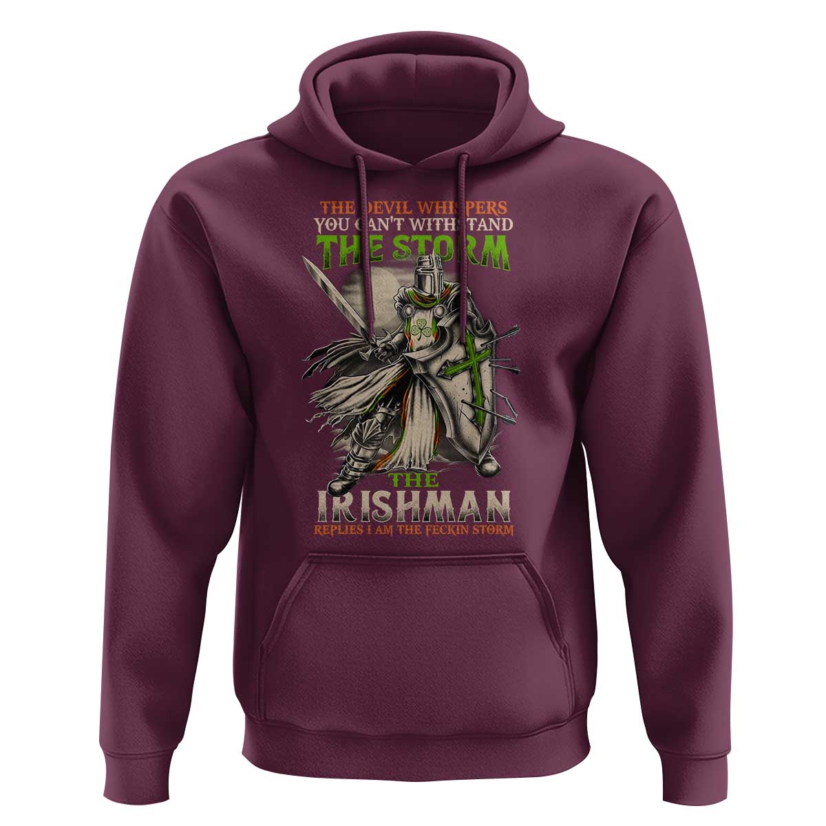 Irish Pride Hoodie Irish Warrior I Am The Feckin Storm