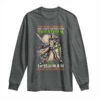 Irish Pride Long Sleeve Shirt Irish Warrior I Am The Feckin Storm