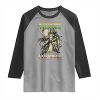 Irish Pride Raglan Shirt Irish Warrior I Am The Feckin Storm