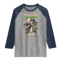 Irish Pride Raglan Shirt Irish Warrior I Am The Feckin Storm
