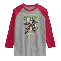 Irish Pride Raglan Shirt Irish Warrior I Am The Feckin Storm
