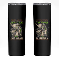 Irish Pride Skinny Tumbler Irish Warrior I Am The Feckin Storm