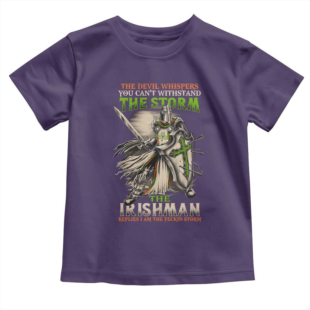 Irish Pride Toddler T Shirt Irish Warrior I Am The Feckin Storm