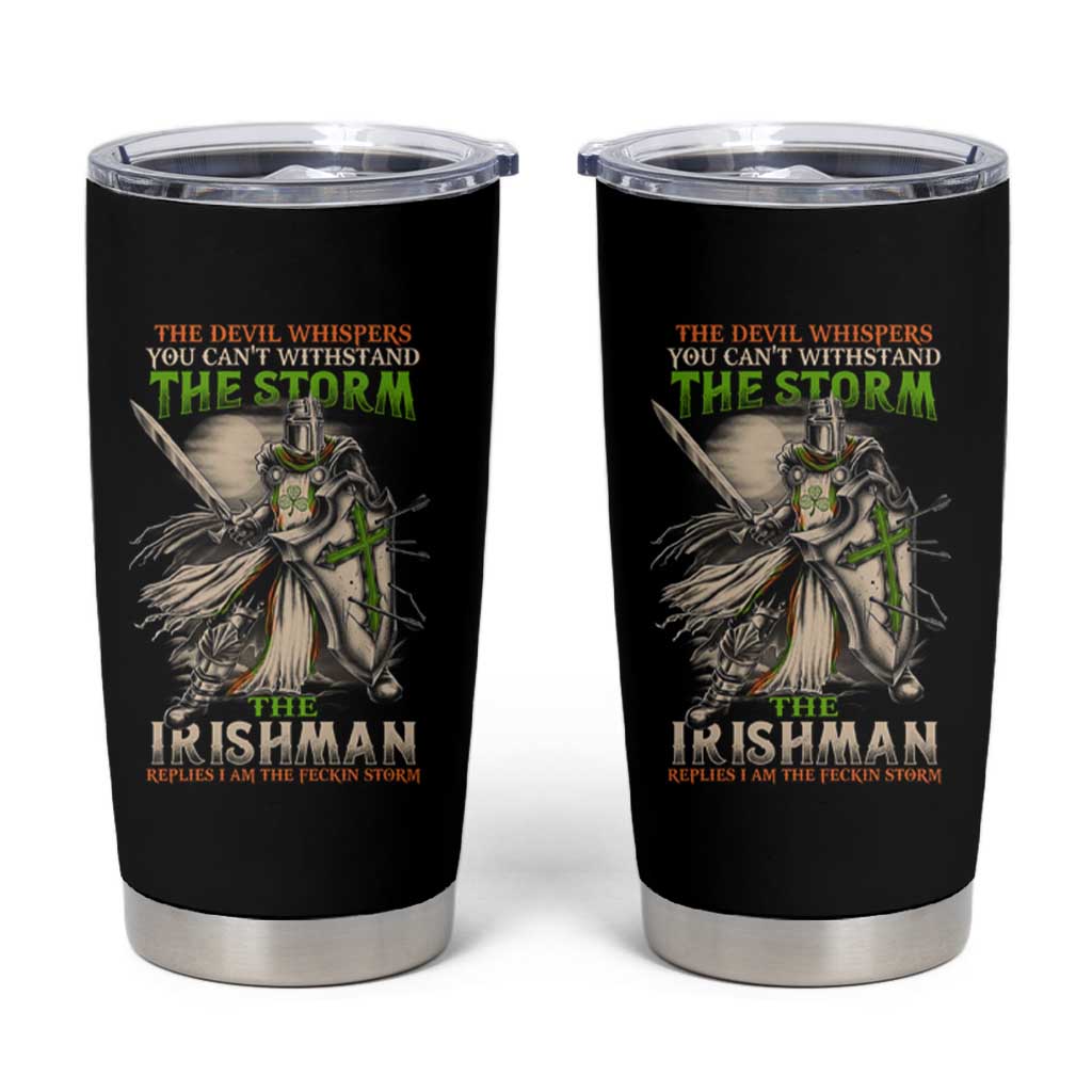 Irish Pride Tumbler Cup Irish Warrior I Am The Feckin Storm