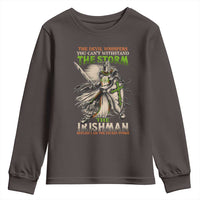 Irish Pride Youth Sweatshirt Irish Warrior I Am The Feckin Storm