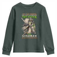Irish Pride Youth Sweatshirt Irish Warrior I Am The Feckin Storm
