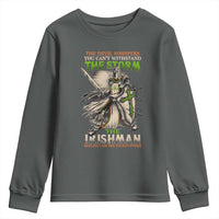 Irish Pride Youth Sweatshirt Irish Warrior I Am The Feckin Storm