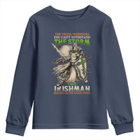 Irish Pride Youth Sweatshirt Irish Warrior I Am The Feckin Storm