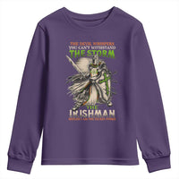 Irish Pride Youth Sweatshirt Irish Warrior I Am The Feckin Storm